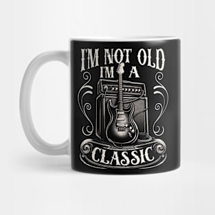 Guitarist's Journey: Guitar I'm Not Old I'm A Classic Mug